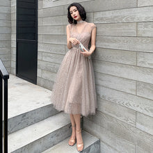 Load image into Gallery viewer, Gown V-Neck Brilliant Birthday Party Formal Dress
